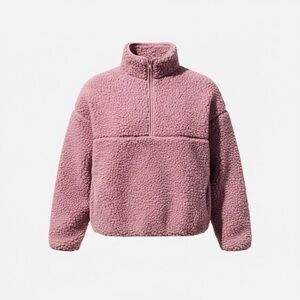 BDG Urban Outfitters‎ Yosemite Pink Fleece Quarter Zip Small Men’s Unisex